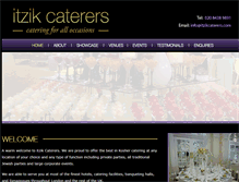 Tablet Screenshot of itzikcaterers.com